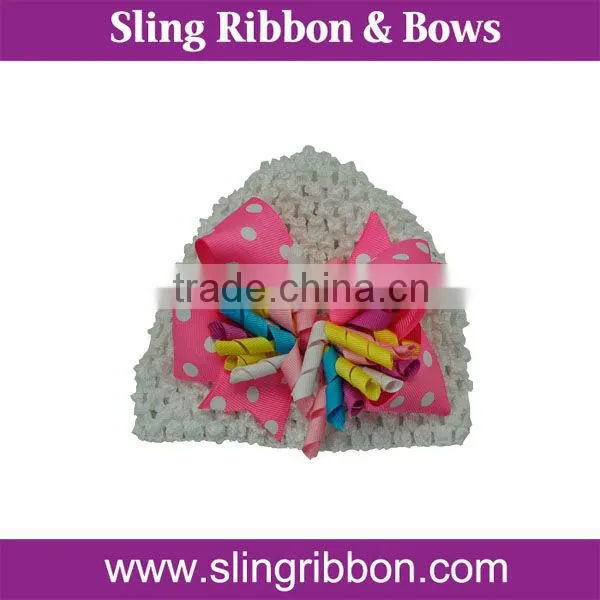 Beautiful Elastic Baby Christmas Hats Made in China