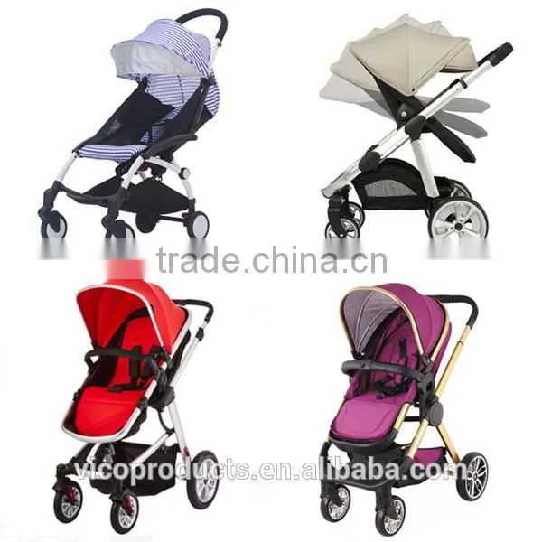 Baby stroller with EN1888 /China manufacturer Portable Comfortable baby stroller with big wheels