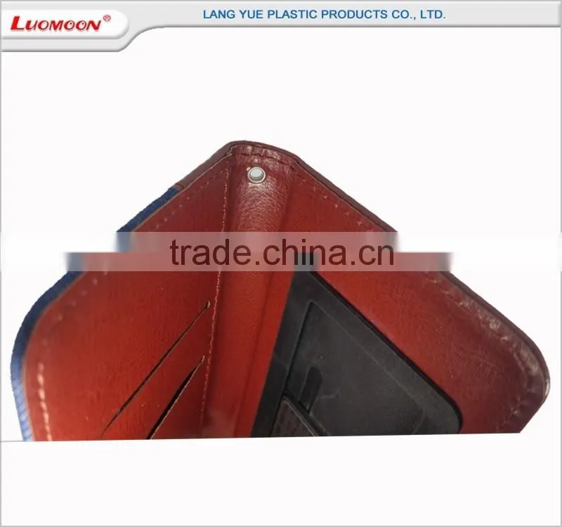 two color universal mold make denim leather cell phone case for oppo r831k f1 r831 f1 plus