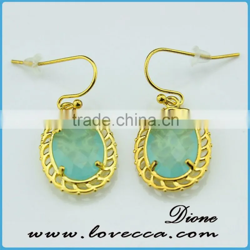 Antique brass gold plating earring jewelry fashion 2016