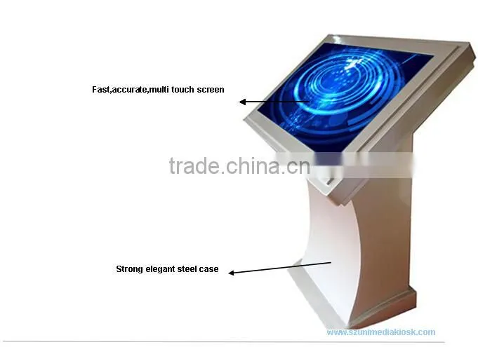Stylish wifi 42 inch HD LCD interactive multi touch screen table kiosk price