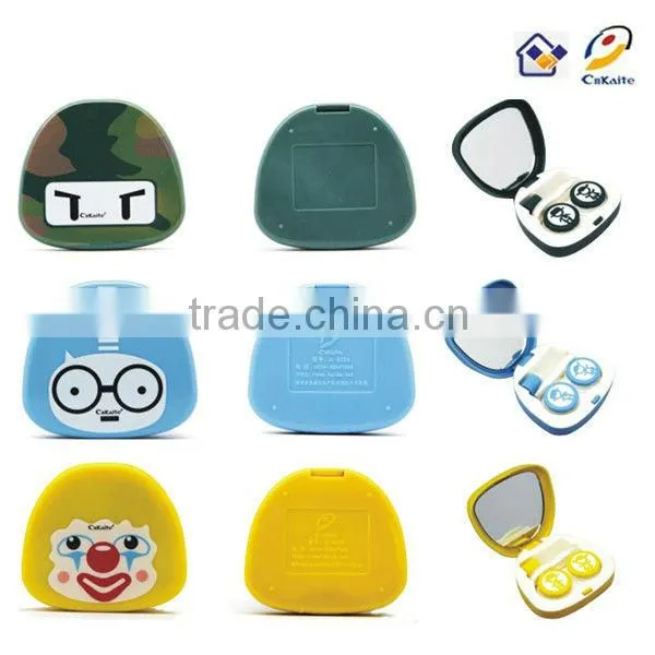A-8026 eyekan brand dolly eye contact lens cases