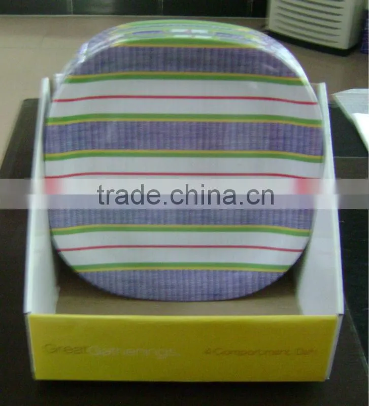 8" melamine ware round fruit basket