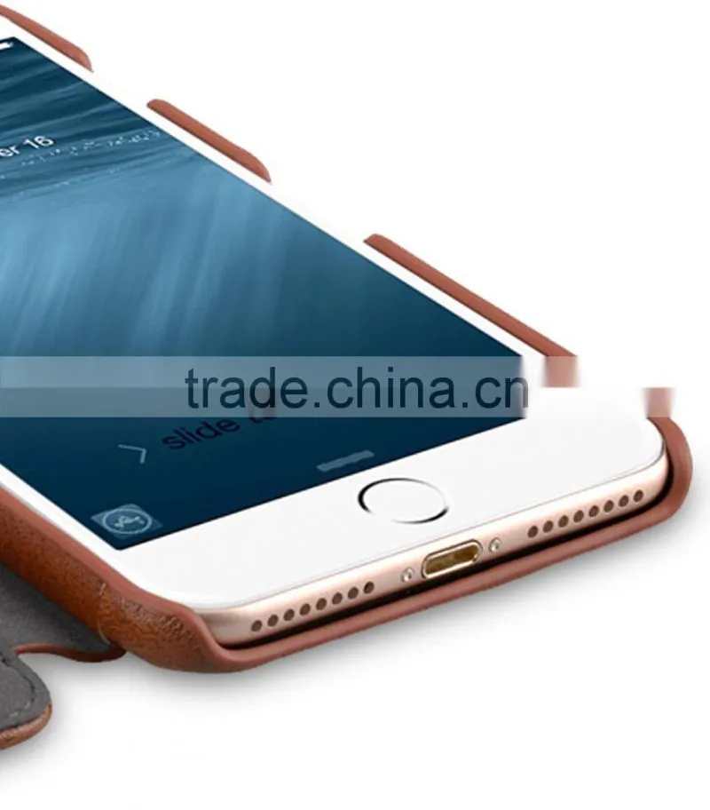 Newly Brown Pocket Book Type PU Leather Case for Apple iPhone 7 Plus(5.5")