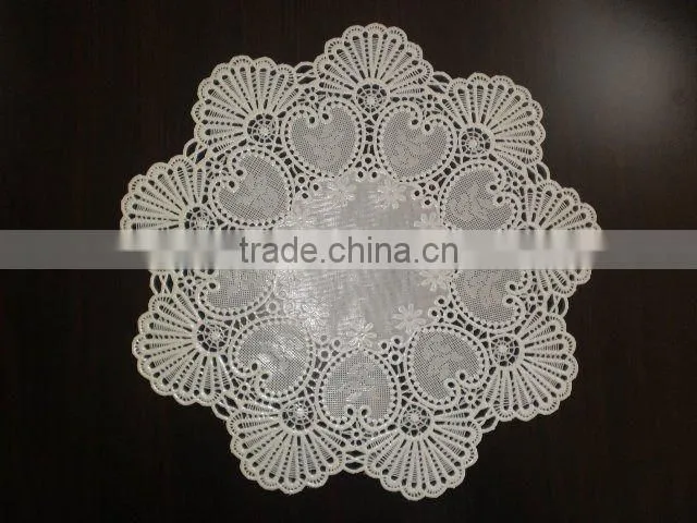 vinyl golden/silver printed table mat