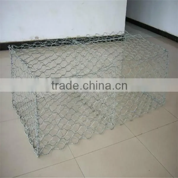 Low price!!!Hot-dipped Galvanized Gabion Box(SGS FACTORY)