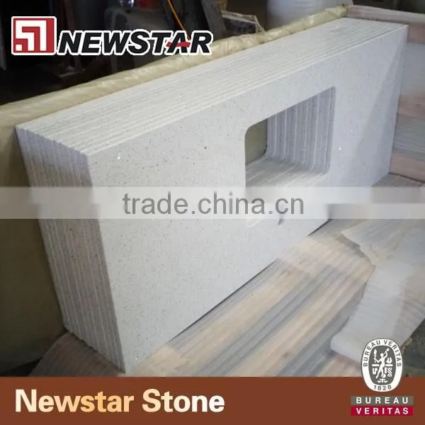 Newstar hotsell white quartz vanity tops