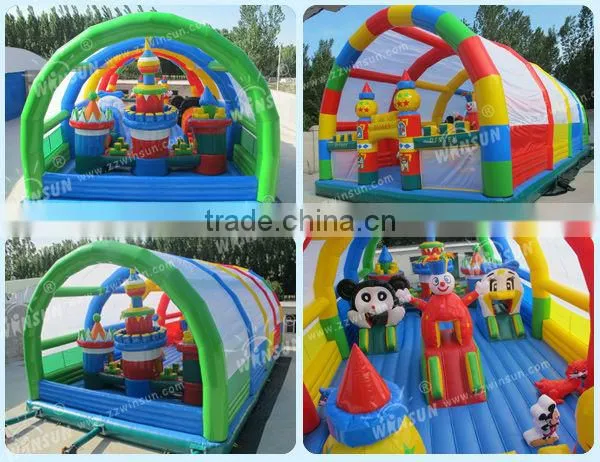 Amusement equipment trampoline inflatable