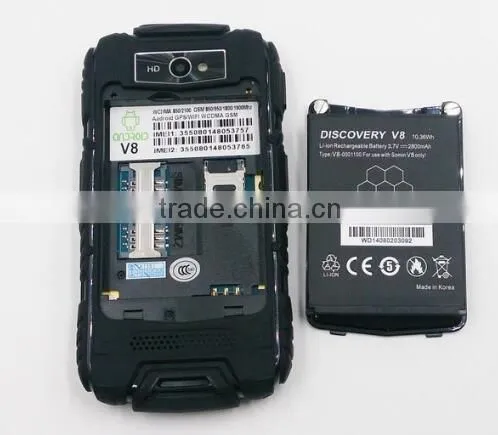 Discovery V8 Phone With MTK6572 Android 4.2 3G WiFi 4.0 Inch Capacitive Screen Dustproof Shockproof Smart Phone