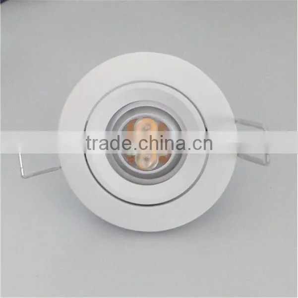 high end Chrome finish MR16 ceiling led spot light