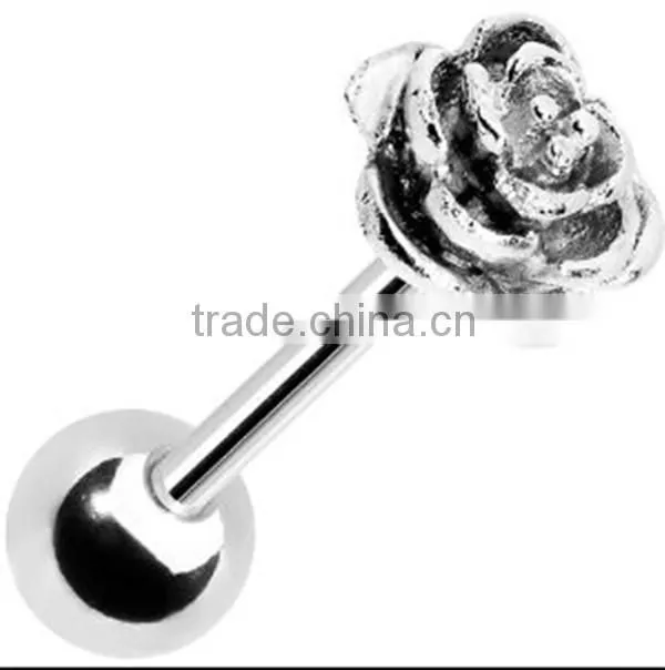 Fashion animal tongue ring barbell piercings body jewelry