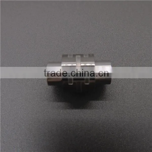 Stainless steel casting charm jewelry silver DIY bracelet beads with round shape