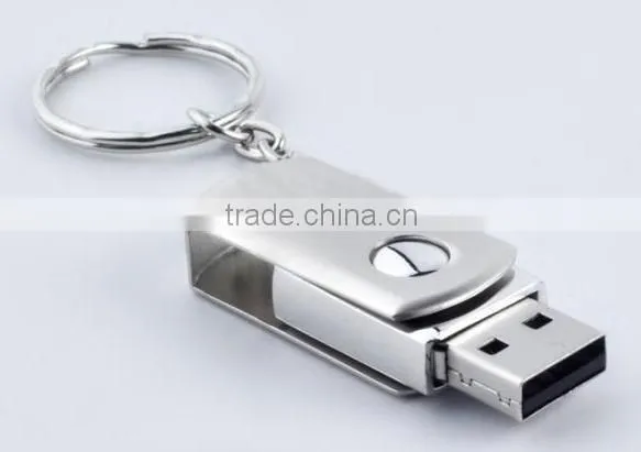 metal swivel usb stick customized from SZ factory