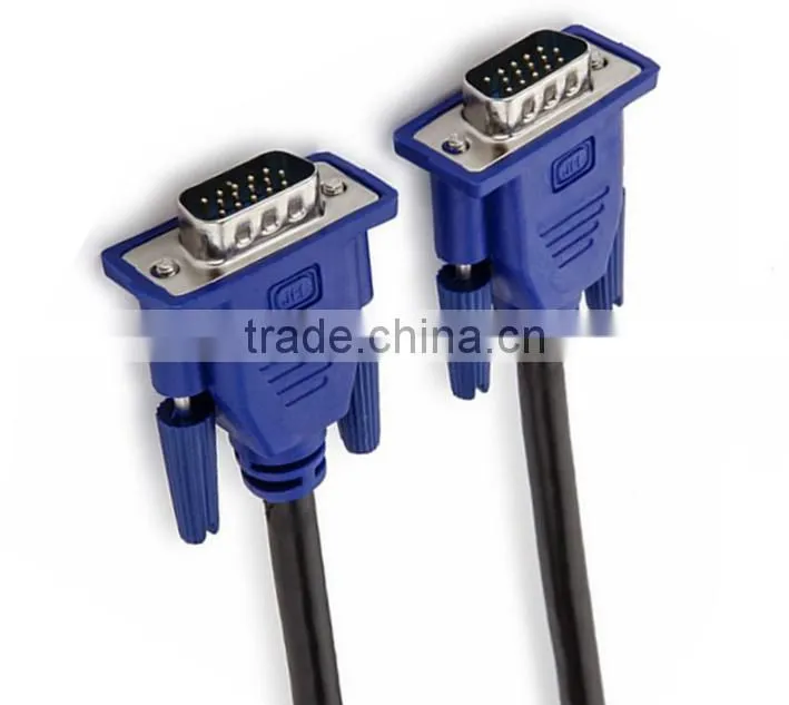 good quality 3+5 VGA cable full copper male to male for television/computer