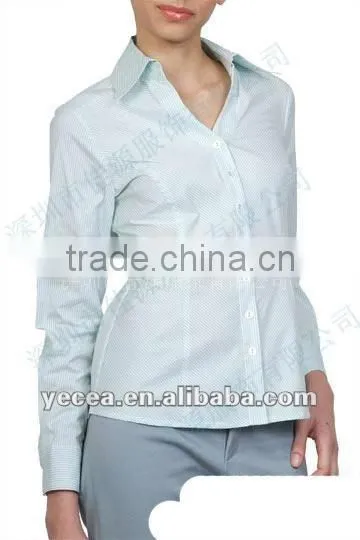 HOT selled female's fashionable white shirt and blouse