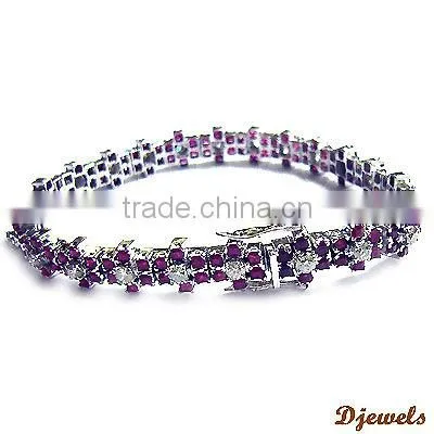 White Gold Diamond Bracelet, Ladies Bracelet, Diamond jewellery