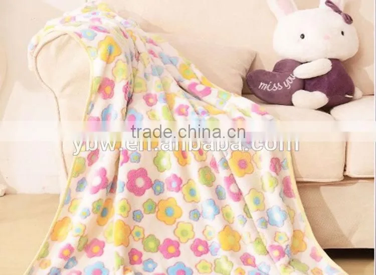 Famouse Brand China supplier Polyester woven blanket