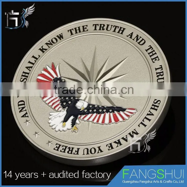 Wholesale fashionable factory price silver eagle coin 999 hot sale