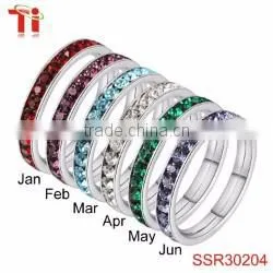 April birthstone fashion jewelry hand made diamond jewellery for accessories