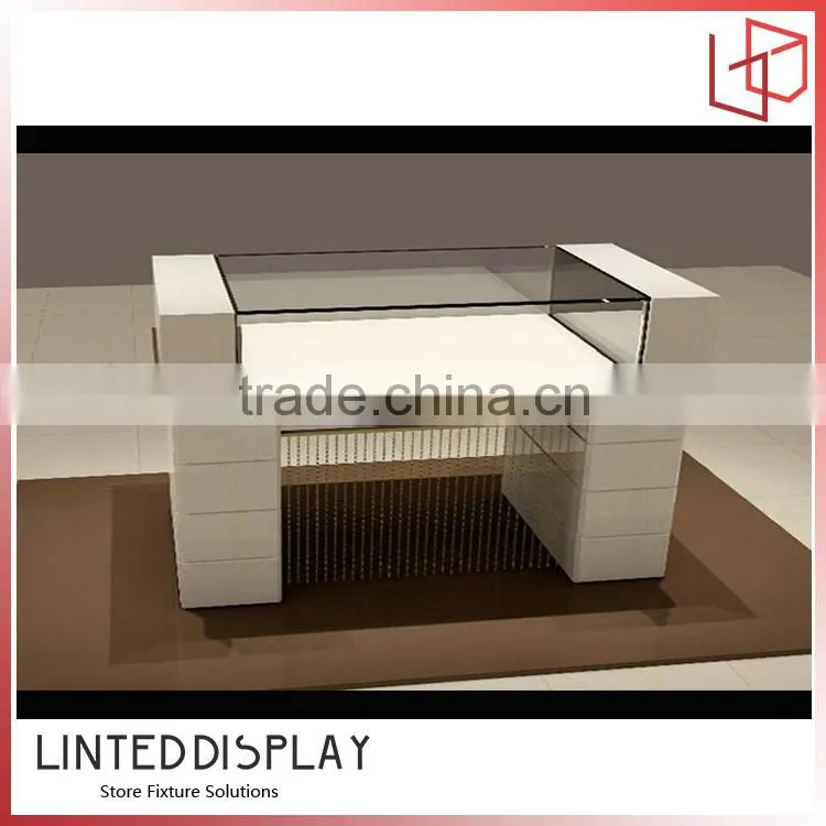 Various of glass counter display