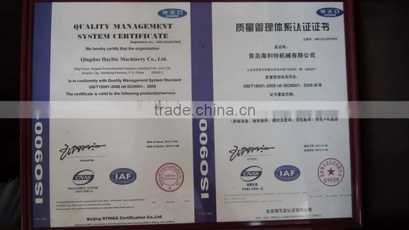 CE certificated 7*4 single axle cargo trailer