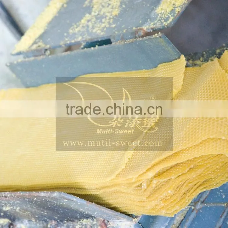 beeswax foundation sheet , bees comb foundation with natural beeswax