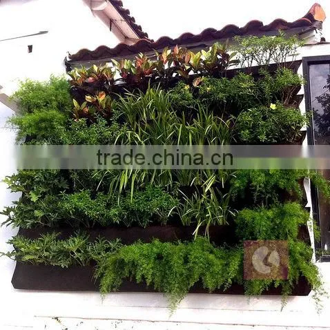12 pockets vertical garden bag wall grow bag designed for vertical wall project
