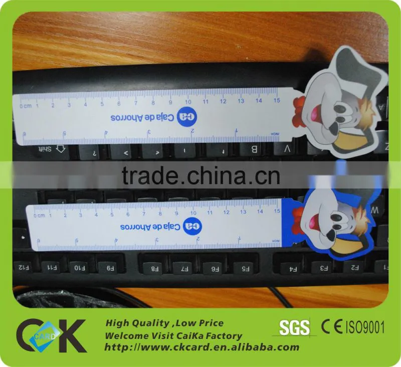 Custom Logo offset Printing PVC Ruler from China printing manufacturer