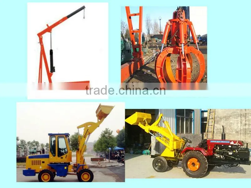 bore1.5" rod1"stroke10" 1/4NPT small potable double acting welded hydraulic cylinder for trailer