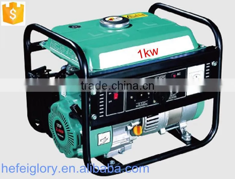 Gasoline Generator 1KW Recoil Start 1500DC-4