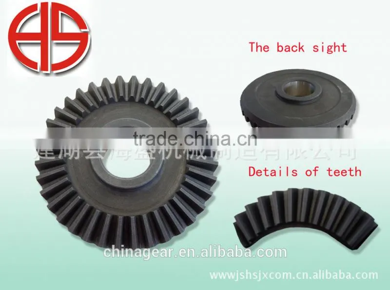 China factory electric lawn mower motor bevel gear