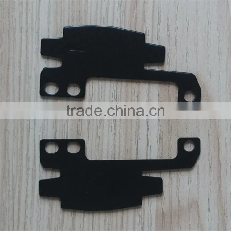 Black power coated high quality metal punching parts
