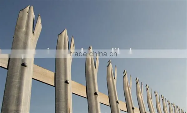Top supplier low carbon steel wire palisade fence