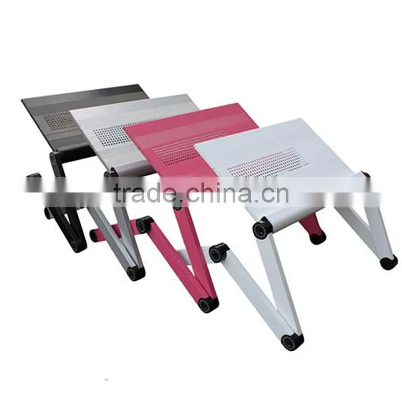 Laptop Table Laptop Stand /Portable Bed Tray Book Stand /laptop stands for beds/folding laptop table/aluminum swivel adjustable