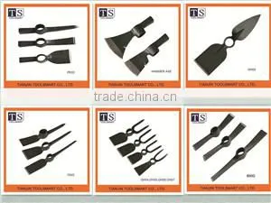 farm tools forged steel pick mattock