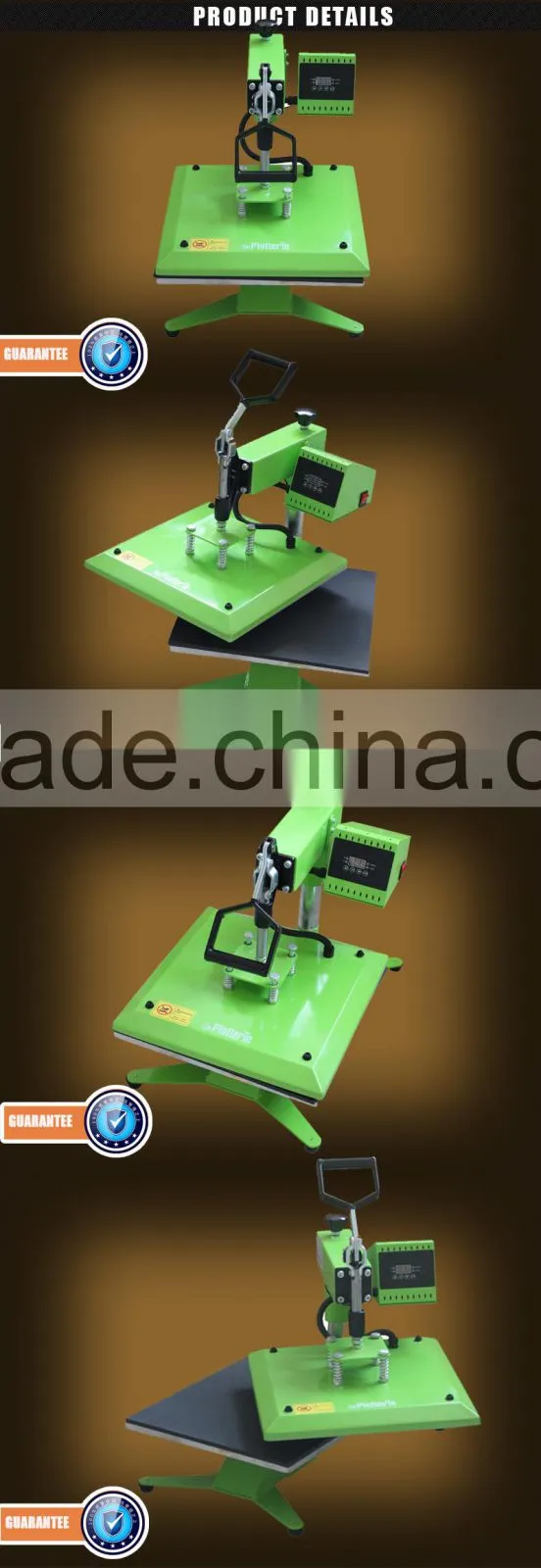 Promotion advanced high pressure tshirt air swinger swing away 40 x 50cm or 40cm x 60cm heat press machine