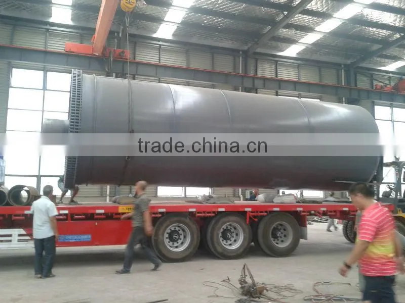 Waste plastic oil and waste oil refining equipment