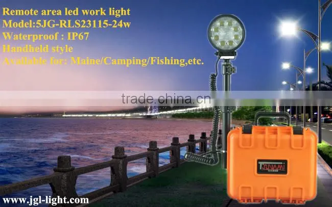 top quality high efficient light 24w high flux led work light ce,rohs led handheld work light