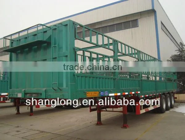 China cheap 40 ton fence cargo semi trailer