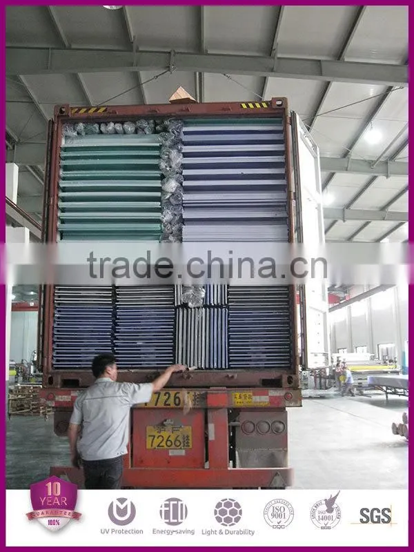 40mm thick polycarbonate translucent building elements for wall decoration