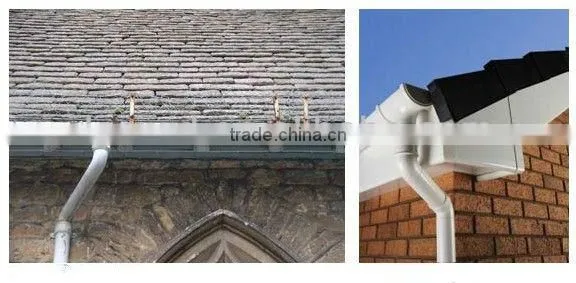 FRP Gutter on roof