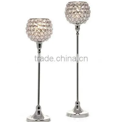 pretty crystal centerpieces votives table lamp