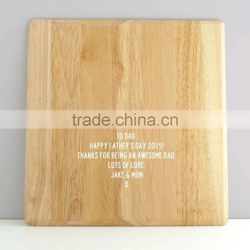 Personalized Wooden Block Digital UV printing Father's Day Gift Wedding Gift Photo Frame on Wall