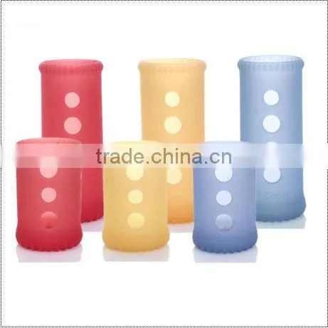 HOT Food grade durable silicone bottle sleeve for baby