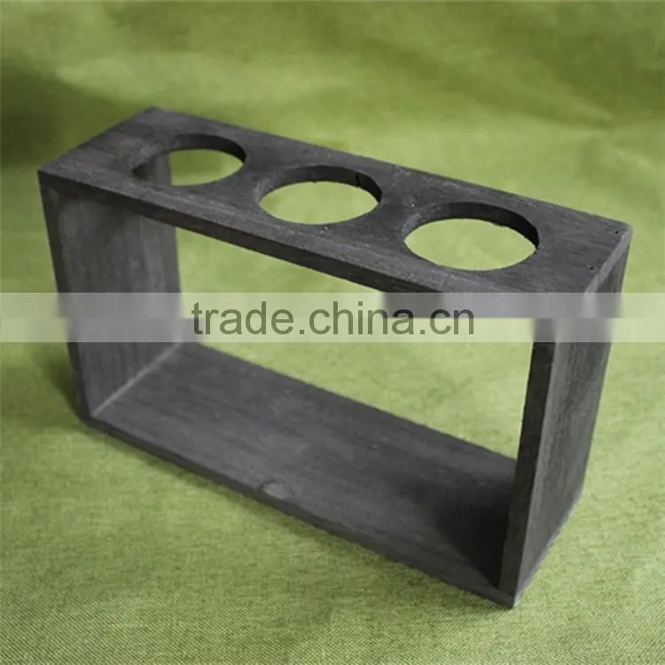 wholesale paulownia test tube rack for three hole