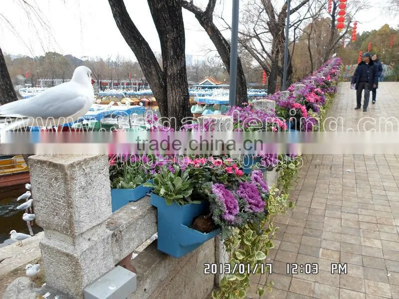 SOL 2015 new design hanging fence flower railing planter