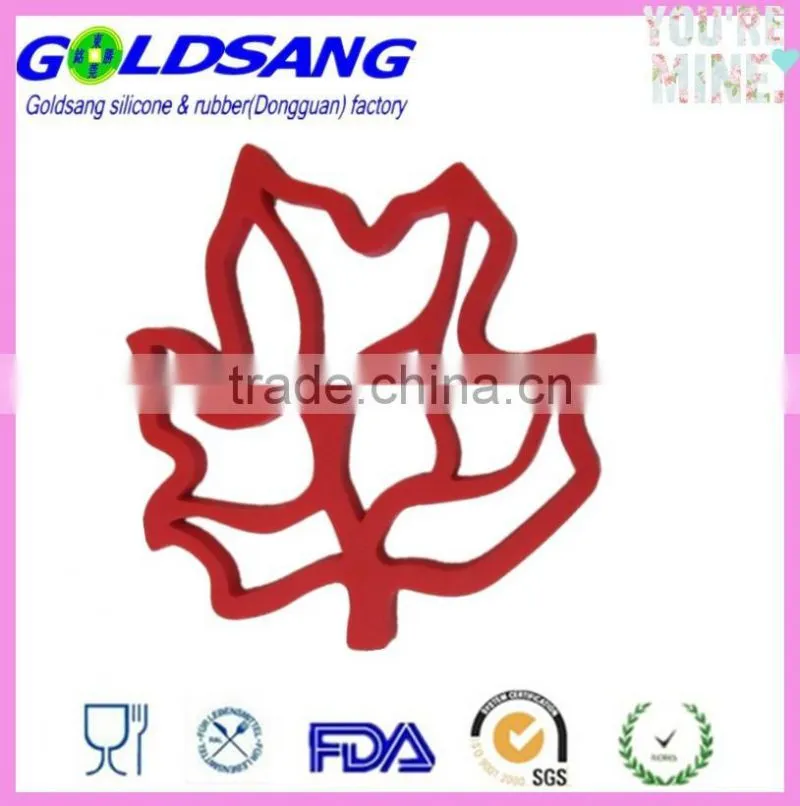 Non Slip Flexible Durable Silicone Pot Holder trivet Mat