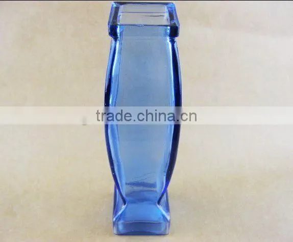 Fashion cheap glass vase /colour flower vase