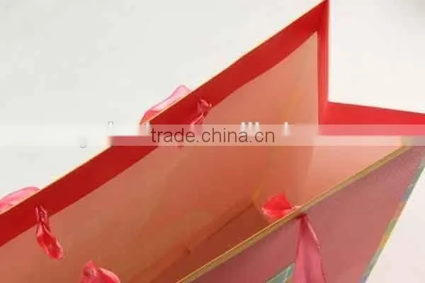 Shopping Paper Bag with animal pattern/Foldable Printed Gift Bag
