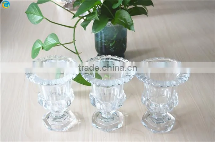 European wrought iron candlestick